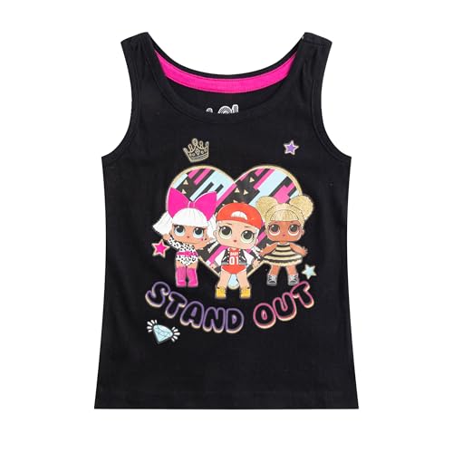L.O.L. Surprise! Girls 3 Pack Tank Tops for Little and Big Kids4