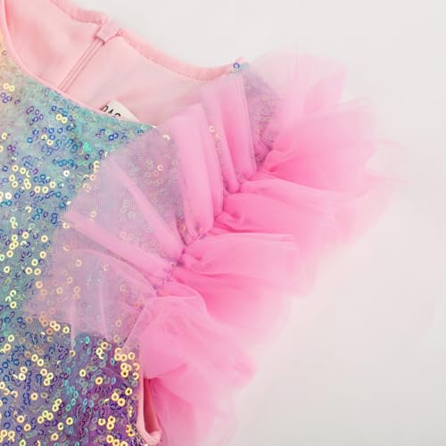 Image of GRACE KARIN Girls Dresses Sequin Party Formal Pageant Dress Tween Girl Birthday Tulle Prom Princess Maxi Dress Size 5-14