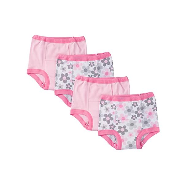 Gerber Baby-Mädchen Girls-Panties (4er Pack)