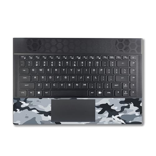 Image of MightySkins Skin Compatible with Alienware X14 R2 (2023) Full Wrap Kit - Gray Camouflage | Protective, Durable, and Unique Vinyl Decal wrap Cover | Easy to Apply & Change Styles | Made in The USA