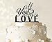All You Need is Love Custom Cake Topper Personalized Mirror Cake Topper Color Option Available 6