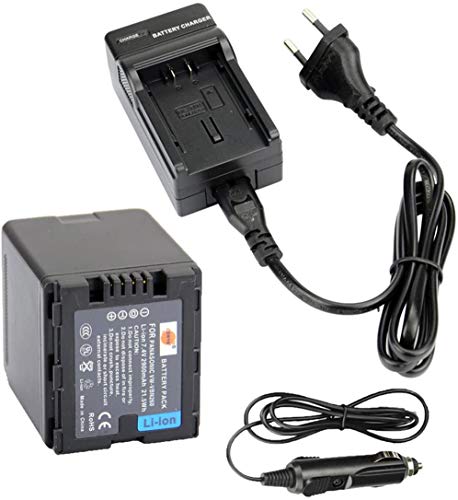 DSTE Ricambio Batteria + DC126E Caricabatteria per...