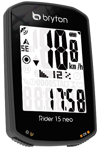 Bryton Rider 15 neo GPS-Fahrrad-/Radsportcomputer Nur Gerät: Drehen