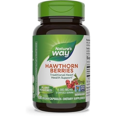 Nature's Way Herbal Hawthorn Berries Capsules Cover