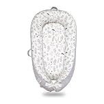 EAQ Baby Lounger Baby Nest for Co Sleeping Baby Bassinet Soft Breathable Perfect for Newborn Gift 100% Cotton Napping or Traveling for 0-12 Months (hedgehog)