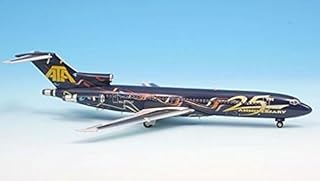 ATA 25th Annv Boeing 727-200 Airplane Miniature Model Diecast 1:200 Part# A012-IF722018