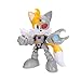 DC X Sonic Collectable Action Figures Shadow as Batman, Tails as Cyborg, Knuckles as Superman Featuring Highly Articulation Figures with Dynamic Posing