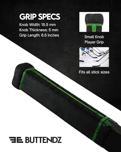 Buttendz Fusion Z Hockey Stick Replacement Grip for Seamless Wrist Rotation - 1