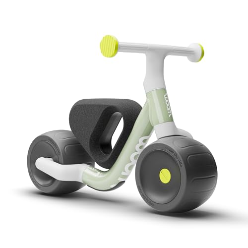 woom Wow Balance Bike, Lightweight Aluminum Toddler Walking Bike, No-Pedal First Bike for Babies & Toddlers as Young as 9 Months to 36 Months, Indoor/Outdoor - Soft Sprout