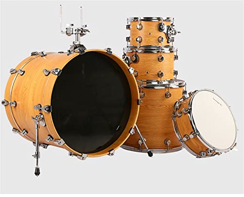 Universal Schlagzeug Set für Erwachsene und Anfänger, 5 Drums und 4 Becken, perfekt zum Üben und Lernen