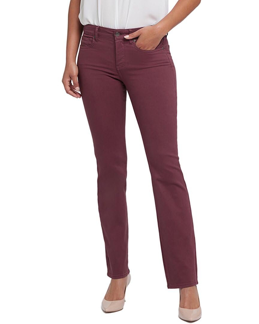 NYDJ womens Marilyn Straight Denim jeans, Black Bdm, 12 US — view 36
