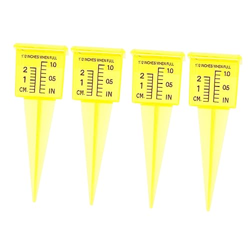 Abaodam 5pcs Rain Gauge Outdoor Wireless Rain Gauges for Accurate Rainfall Measurement