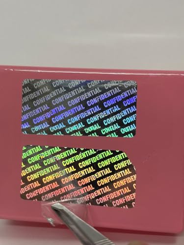 Image of LEPAH Confidential,25mm x 50mm Hologram Stickers, 1800 Pcs | Tamper-Evident