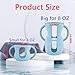 Frezonika 4 Pack Silicone Sleeves for Avent Natural Glass Baby Bottles, Silicone and Easy-Grip Handles for Drop Protection, Compatible with Philips Avent 4/8 OZ Glass Bottle (Light Purple, 8 OZ)
