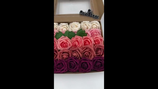 AmyHomie Artificial Flower Dark Red Rose 25pcs Real Looking Fake Roses w/Stem for DIY Wedding Bouquets Centerpieces Arrangements Party Baby Shower Valentines Day Christmas Tree Decorations