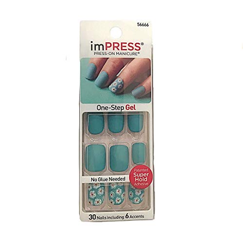 Kiss ImPress Press On Manicure Gel Matte Nails 56666 Kiss & Tell