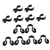 Angoily Lot de 12 Pinces à Bouteilles en Plastique Léger Supports de Bougies Effet Étin...