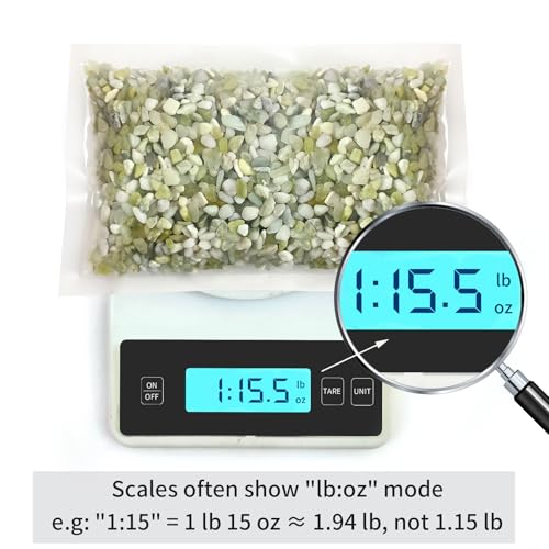 Image of FANTIAN 2 lbs Jade Rocks for Plants Indoor, 1 /4 inch Small Pebbles for Plants, Decorative Rocks for Succulents Cactus Vases Landscaping Drainage and Outdoor Garden Rocks