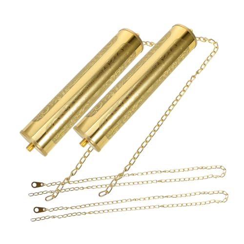 SOESFOUFU Metal Hollow Flower Floor Clock Weight DIY Wall Clock Part Chain Weight Wall Clock Mechanism Decorative Accessory