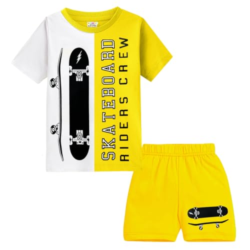 Image of Kuchipoo Boys Regular Fit Cotton T-Shirts and Shorts Set