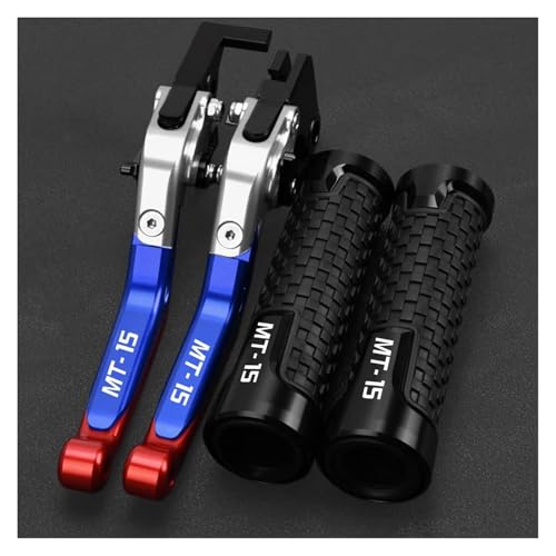 Palancas de embrague de freno y puños para eliminar vibraciones en moto MT15