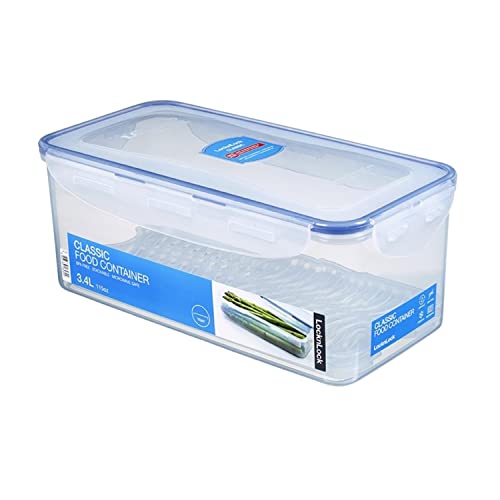 Pote Hermético Porta Salada Saladeira com grade Lock&Lock 3400mL