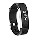Toobur Fitness Tracker Watch, IP67 Waterproof Activity Tracker with Pedometer Heart Rate and Sleep Monitor,Step Calorie Counter Wristband Smart Watch for Android and iOS (Black)
