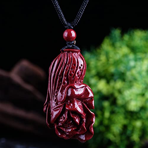 Collier Feng Shui richesse en cinabre à porter au bureau pour la chance