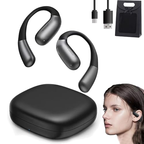 GDSAFS Contemplatei イヤホン Contemplatei 翻訳イヤホン Ai 翻訳イヤホン リアルタイム 熟考用イヤホン 144種類のオンライン言語 旅行ビジネス学習に最適 (ブラック)