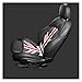 Dekoracja samochodu Dla Mini-Cooper R50 R53 R56 R55 R57 R60 F54 F55 F56 F57 F60 Pokrowiec Na Siedzenie Samochodu Poduszka Ochronna (Color : Br union jack, Size : Front Seats)