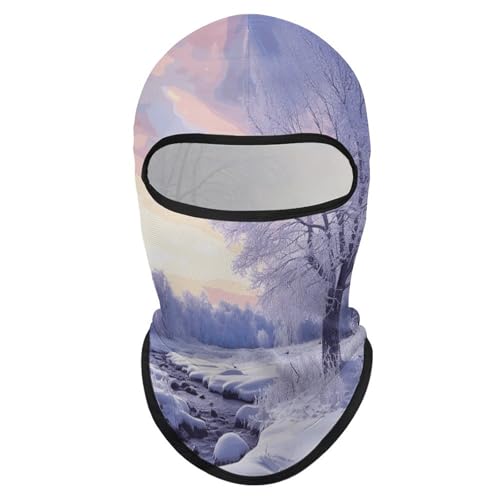 Balaclava para hombre, máscara para esquí y ciclismo, protección facial y cervical para invierno miniatura 1
