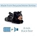 The Petting Zoo Black Bear Stuffed Animal Plushie, Gifts for Kids, Scoopz Wildlife Animals, Bear Plush Toy, 8 inches