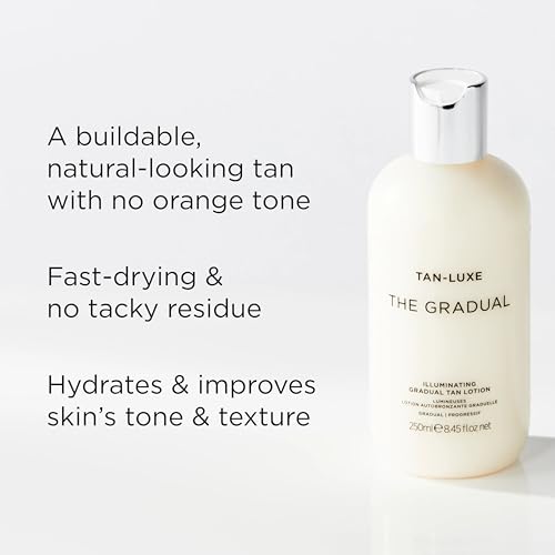 Tan Luxe THE GRADUAL Loción Autobronceadora, (250ml) Cuidado de la piel autobronceador con brillo gradual, libre de crueldad animal y vegano - imagen 4