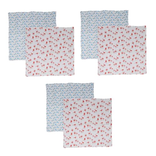 HEMOTON 3 Juegos De Bebé Toallas De Bebe De Baño De Bebé Baño De Toalla Bebé Mantas Recién Nacido Suave Paños para Eructar Bebé Mantas De Algodón 2 Piezas * 3
