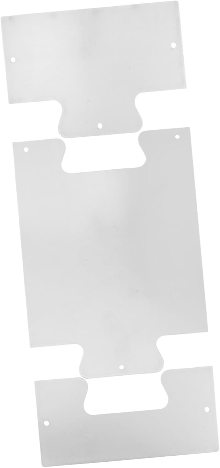 Modular Stainless Steel Door Kick Plate Fit Satin Finish Scratch-Resistant Metal Protector for Interior Exterior Doors Easy Installation Protection