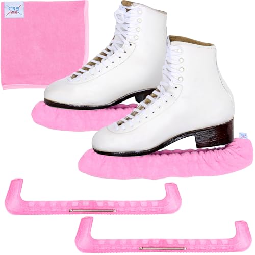 CRS Cross Ice Skate Guards, Soakers and Towel Gift Set. Essential Ice Skating...