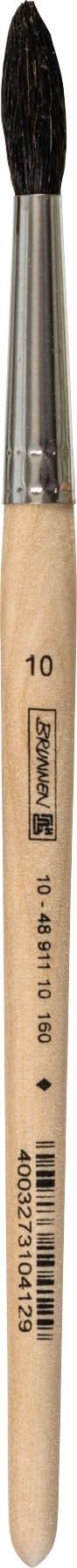 Brunnen 104891110 Hairbrush/Fine Hair Brush Stroke Width 10 Environmentally Friendly