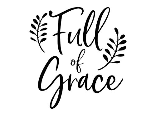 Autocollant en vinyle Full of Grace de Makarios LLC pour personnaliser votre ordinateur