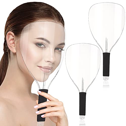 Noverlife 3PCS Barber Salon Face Shield, Plastic Hairdressing Haircut Face ...