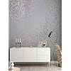 Behang Zilvergrijs metallic modern geschikt Woonkamer Slaapkamer Keuken Lounge Premium kwaliteit Gemaakt in Duitsland 10…