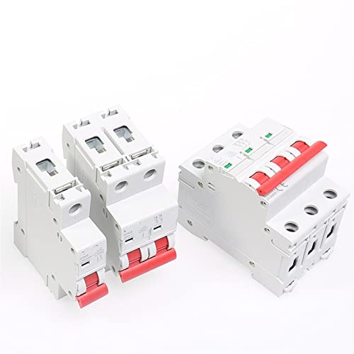 Disjoncteur mcb avec indicateur ON OFF 4 pôles 400V 50A - 4