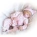 Produktbild BOVER BEAUTY 1PC 22 Zoll 55cm Reborn Baby Doll Mädchen PP Füllung Silikon mit Kleidung lebensechte Spielzeug