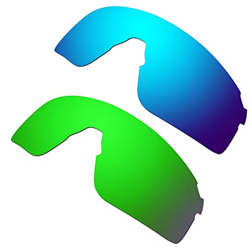 Lentille Oakley EV-zero Blades bleu vert : idéale pour le cyclisme et le trail