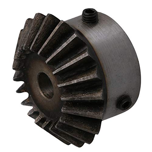 Cnbtr Tapered Bevel Gear Wheel 45# Steel Bevel Miter Gear 90 Degrees 2 Module 20T 8Mm Hole Dia Pack Of 2 #TOP1