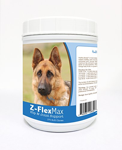 Healthy Breeds German Shepherd Z-Flex Max Hip and Joint Soft Chew...