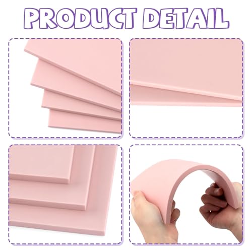 Image of 6 Pack Linocut Kit for Printmaking, 4 Pcs Rubber Stamp Carving Blocks