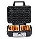 ALPINA Waffeleisen, 1000 Watt, Scharz-Silber