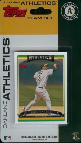 2006 Topps Oakland Athletics Special Edition Baseball Cards Team Set (14 cards including Eric Chavez, Barry Zito, Bobby Crosby, & more)