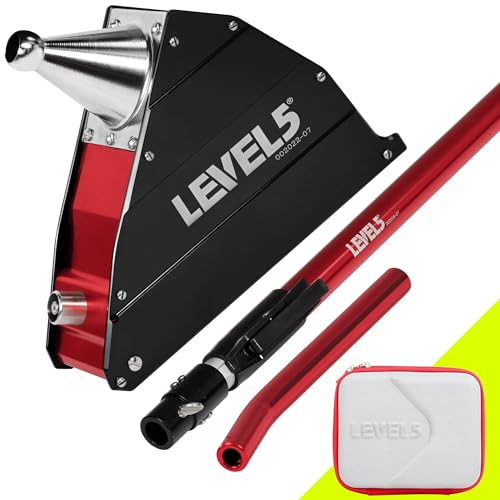 8-Inch Corner Applicator Box + Extendable Handle - LEVEL5 | Pro-Grade | Drywall Gyprock Plasterboard Sheetrock | 4-509