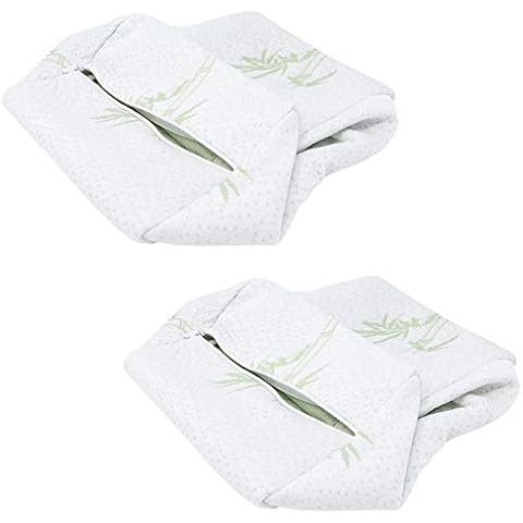 ATP MODERN 2-Pack Knee Pillow Cover - Replacement Leg Pillowcase - Cooling Pillow Cover - Universal Pregnancy Pillow Cover (2) Cover
